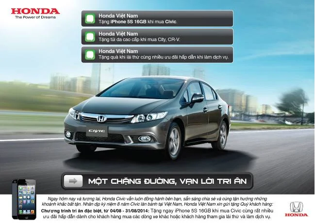 Honda Ô tô Việt Nam: Một chặng đường - Vạn lời tri ân - HONDA OTO MỸ ĐÌNH -  CÔNG TY CỔ PHẦN ĐẦU TƯ KINH DOANH TỔNG HỢP D&C