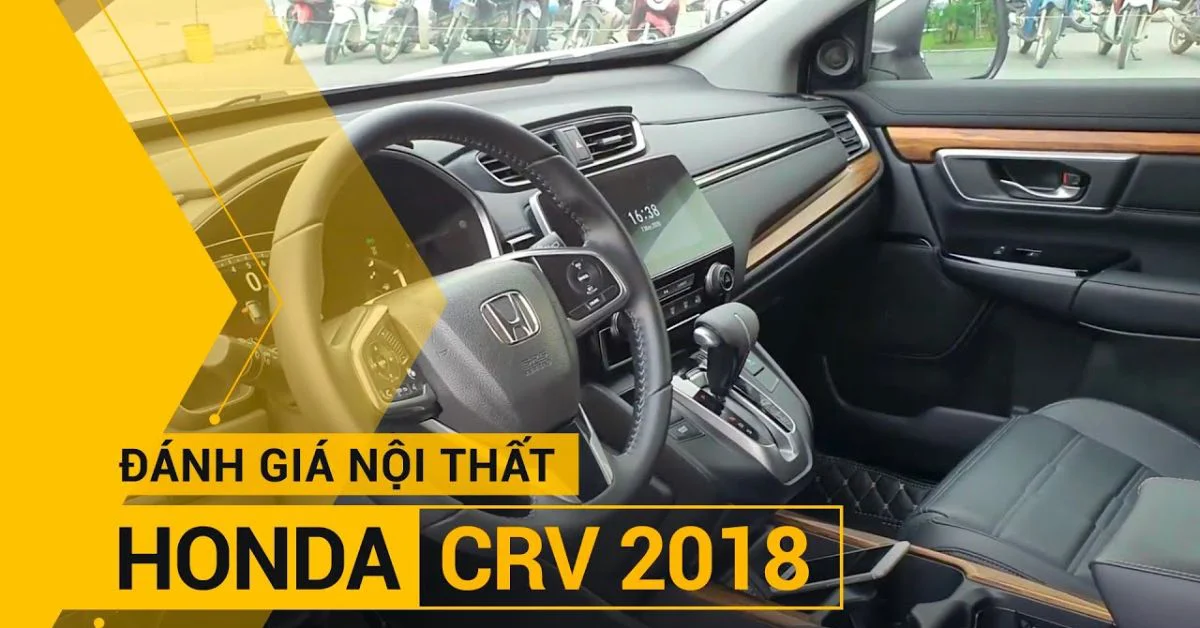 Nội thất của Honda CR-V bản L 2018 có độ thoáng và rộng rãi (Ảnh: Sưu tầm Internet)