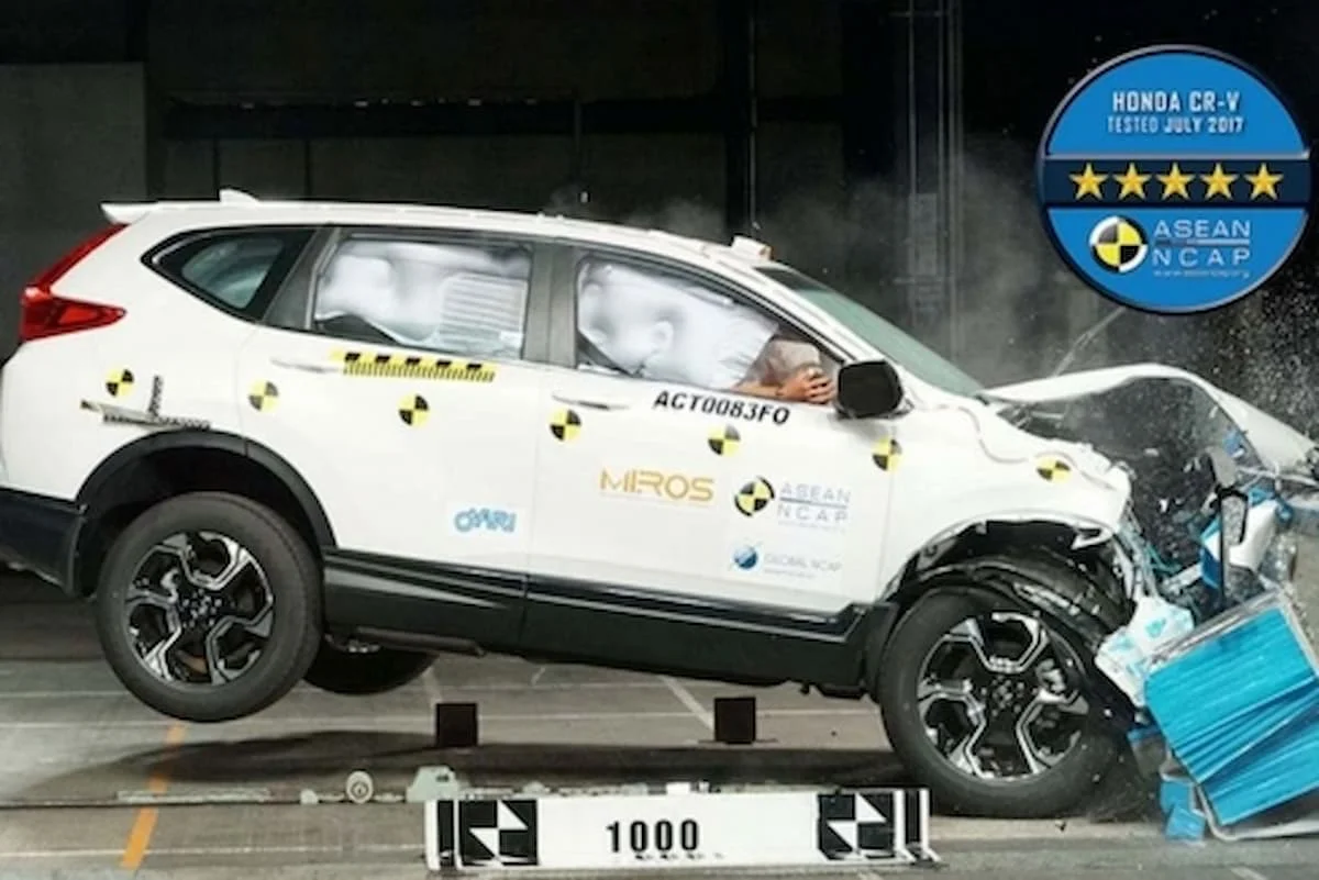 An toàn trên CR-V 2019 đạt chuẩn của tổ chức ASEAN NCAP. (Ảnh: Sưu tầm Internet)