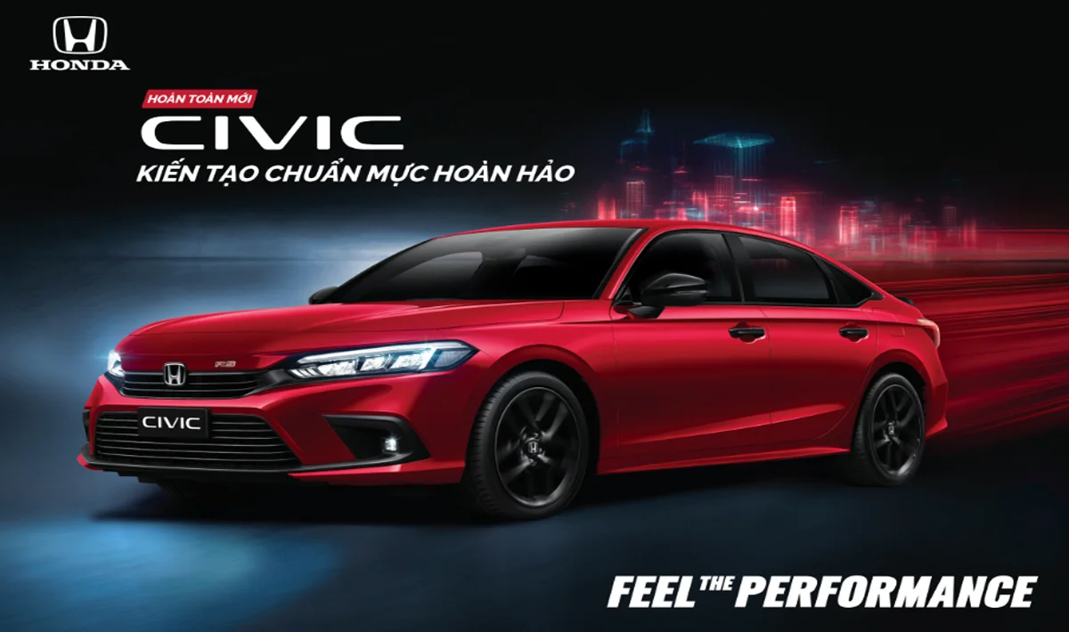 Honda Civic sử dụng động cơ xăng DOHC 4 xi-lanh 1.5L Turbocharged. (Ảnh: Sưu tầm Internet)