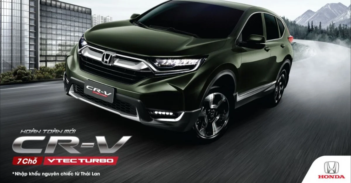 CRV 2019 nhập khẩu từ Thái Lan là đối thủ rất” đáng gờm” trên phân khúc xe SUV hạng C (Ảnh: Honda Mỹ Đình)