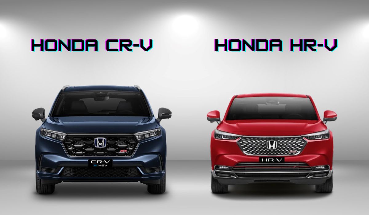 So sánh phần đầu của Honda HR-V và CR-V 2024 (Ảnh: Sưu tầm internet)