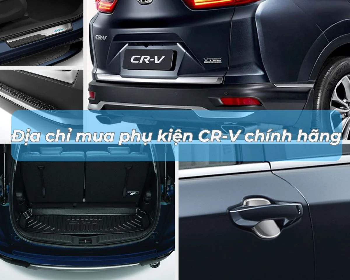 Chọn địa chỉ uy tín giúp bạn mua được phụ kiện CRV 2022 100% chính hãng (Ảnh: Honda Mỹ Đình)