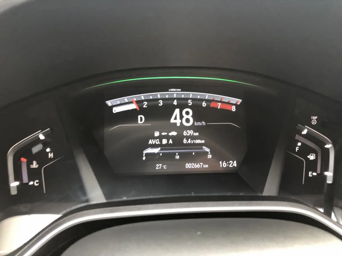 Tiêu hao nhiên liệu theo thực tế của Honda CRV, bình xăng 57L đi được 814km (Ảnh: Sưu tầm internet)