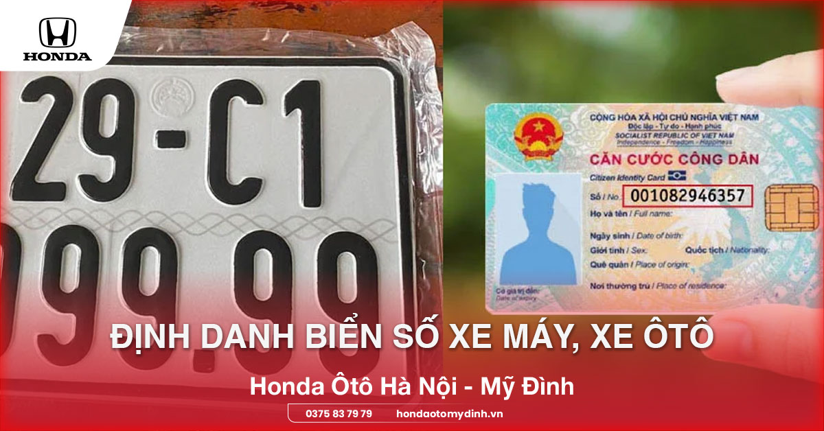 Định danh biển số xe máy, xe ôtô