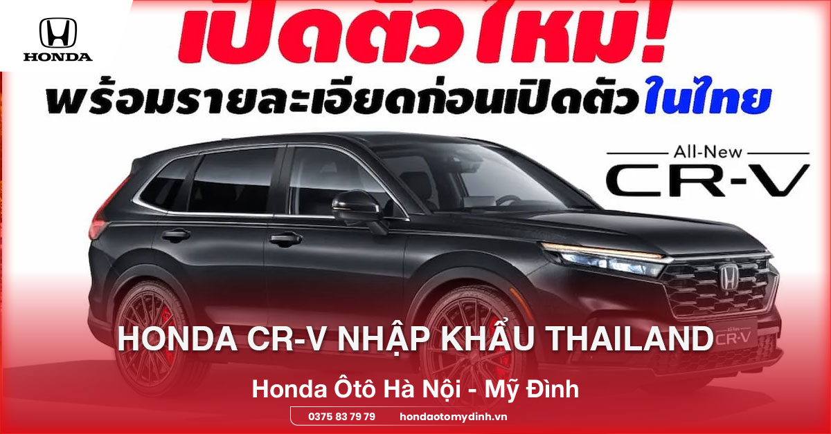 Honda CR-V nhập khẩu Thailand