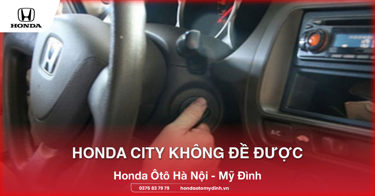 Honda City không đề được