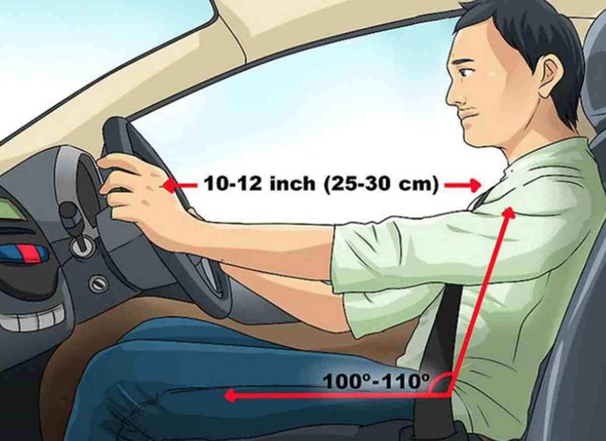 Chú ý tư thế lái để giúp việc quay vô lăng dễ dàng khi điều khiển xe (Ảnh: Sưu tầm Internet)