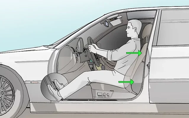 Tựa lưng và đệm ngồi ghế lái tạo ra góc 100 độ là lựa chọn lý tưởng nhất (Ảnh: Sưu tầm Internet)