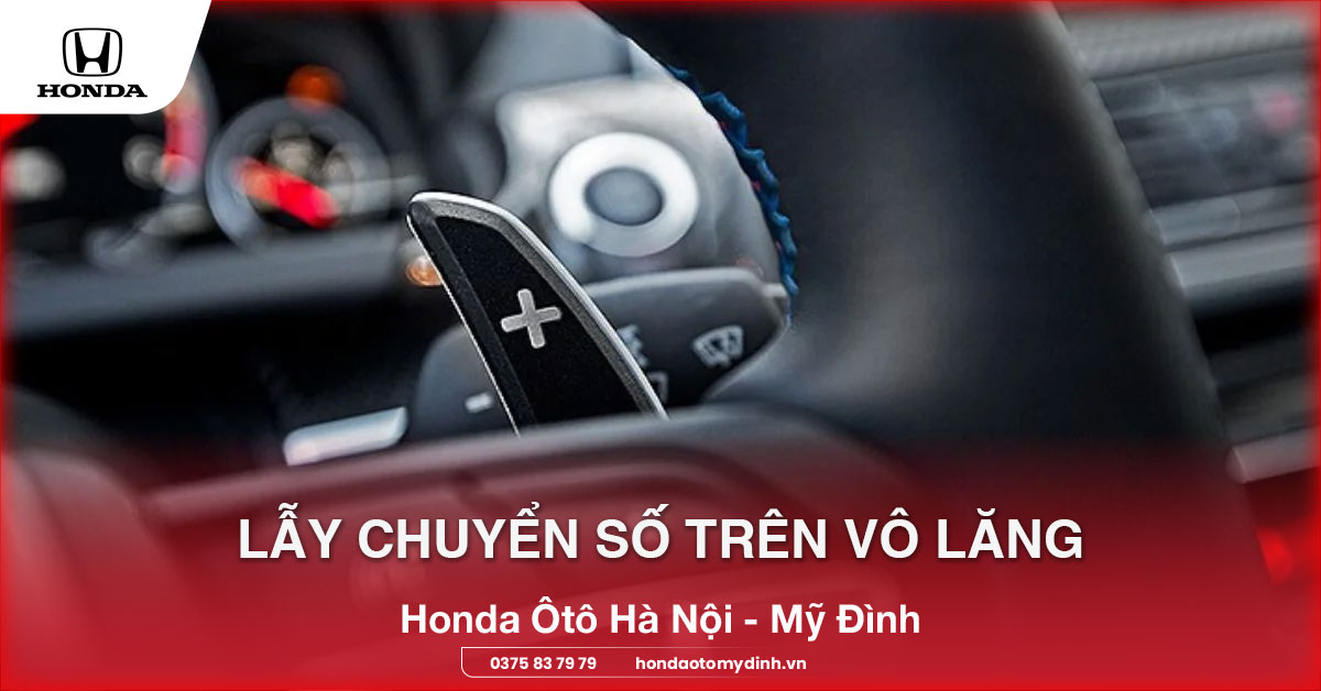 Lẫy chuyển số trên vô lăng