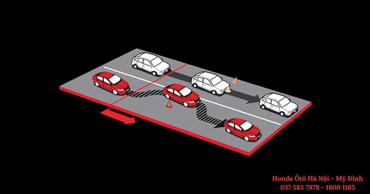 Hệ thống chống bó cứng phanh (ABS), phân phối lực phanh điện (EBD) và hỗ trợ phanh khẩn cấp (BA) giúp xe an toàn trong những tình huống phanh khẩn cấp (Ảnh: Honda Việt Nam)