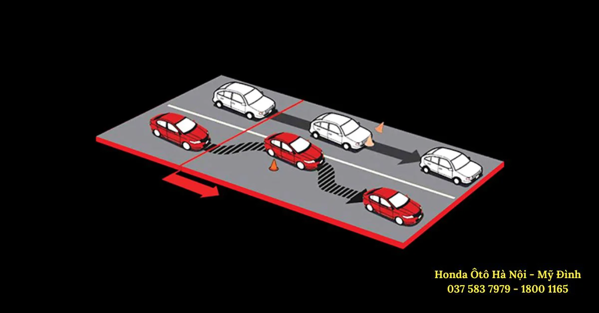 Hệ thống chống bó cứng phanh (ABS), phân phối lực phanh điện tử (EBD) và hỗ trợ phanh khẩn cấp (BA) giúp xe an toàn trong những tình huống phanh khẩn cấp (Ảnh: Honda Việt Nam)