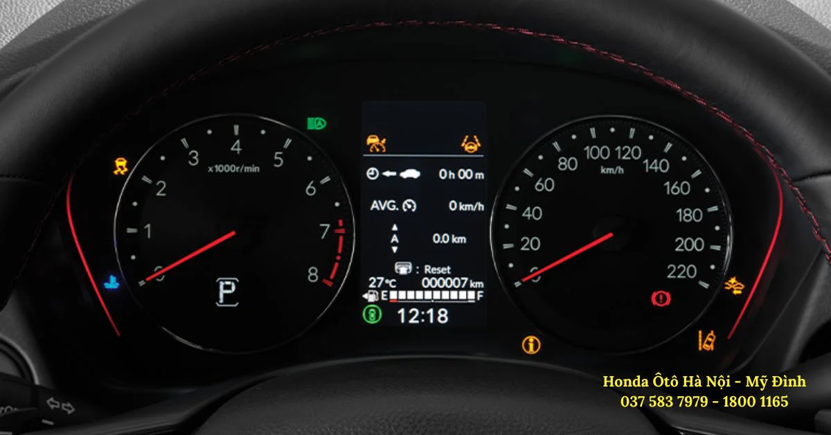 Đồng hồ analog kết hợp màn hình màu 4.2 inch hiển thị sắc nét (Ảnh: Honda Việt Nam)