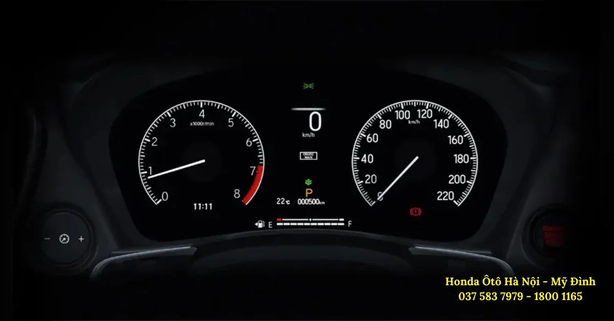 Đồng hồ đo màn hình LCD đủ màu HD 17.7 cm với giao diện thông tin trình điều khiển sống động, dễ nhìn (lần đầu tiên xuất hiện trong phân khúc) (Ảnh: Honda India) 
