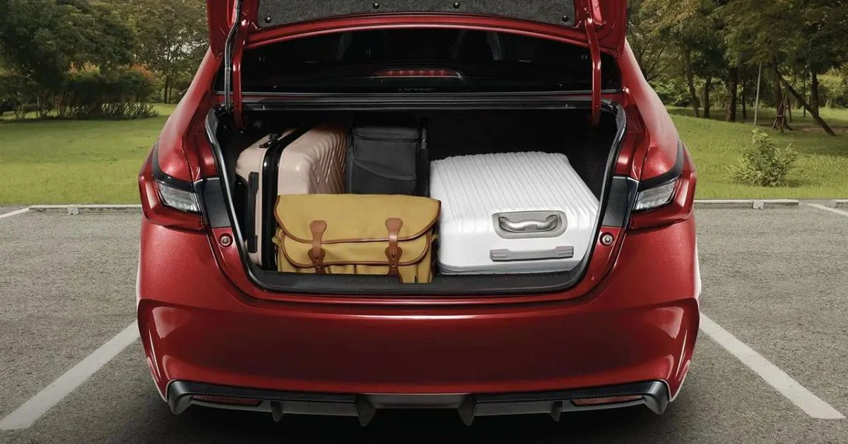 Khoang hành lý Honda City 2023 rất rộng, dung tích đến 536 lít (Ảnh: Honda Việt Nam)