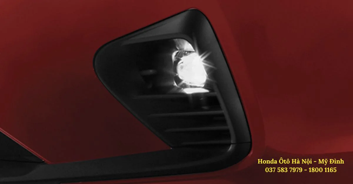 Đèn sương mù LED thiết kế hài hoà với cản trước (Ảnh: Honda Việt Nam)