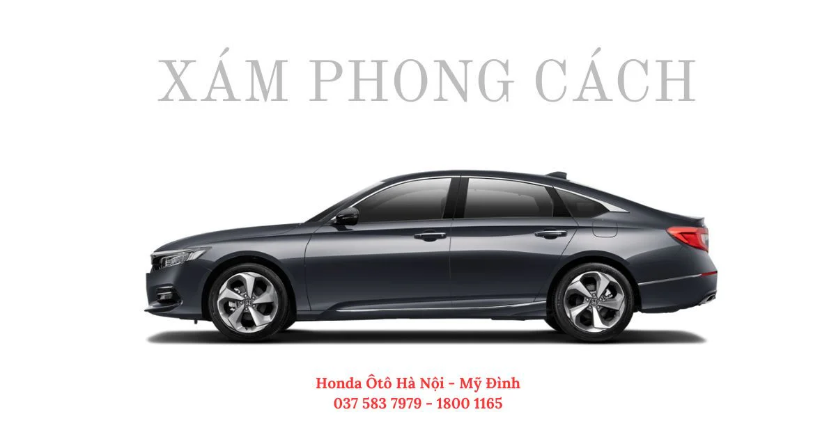 Honda Accord màu xám phong cách (Ảnh: Honda Việt Nam)