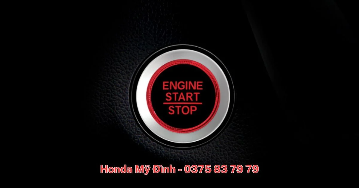 Chế độ khởi động bằng nút bấm trên Honda BRV.