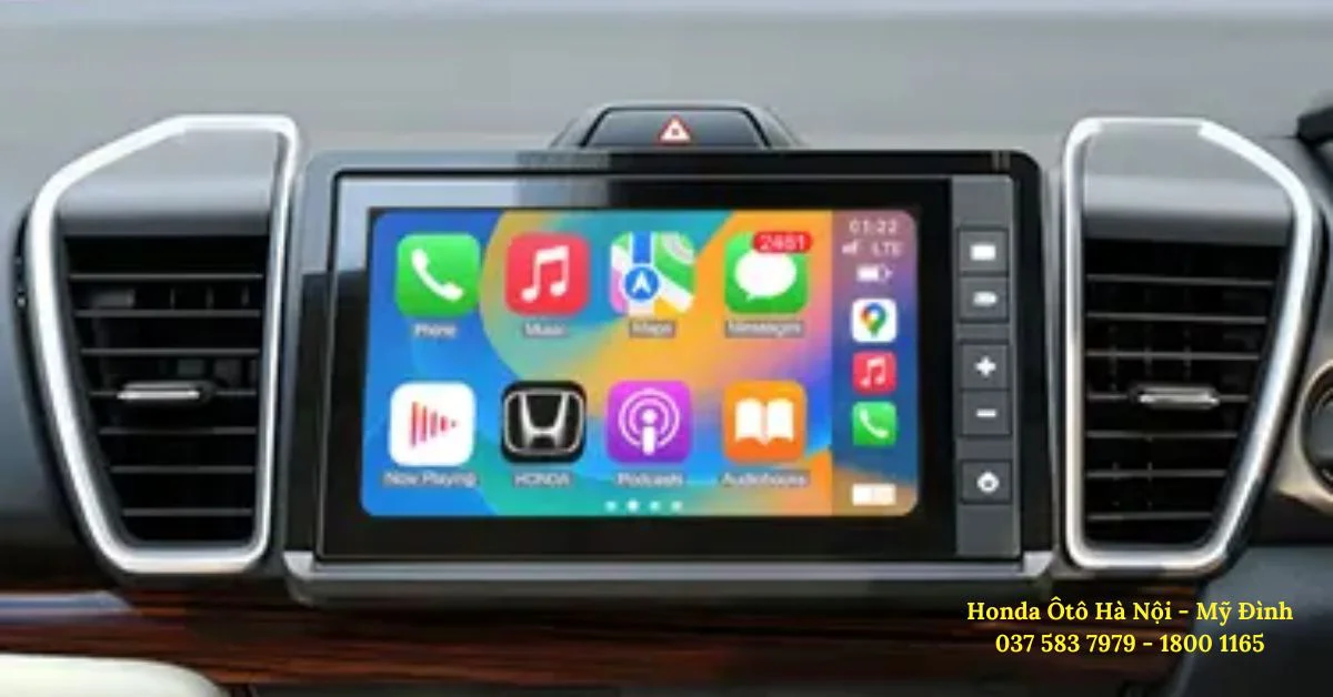 Kết nối điện thoại thông minh không dây (Apple Carplay, Android Auto) (Ảnh: Honda India)