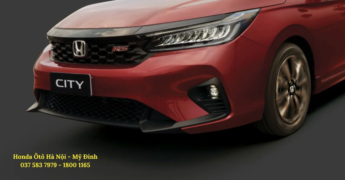 Lưới tản nhiệt dạng tổ ong kết hợp với logo RS dập nổi cuốn hút (Ảnh: Honda Việt Nam)