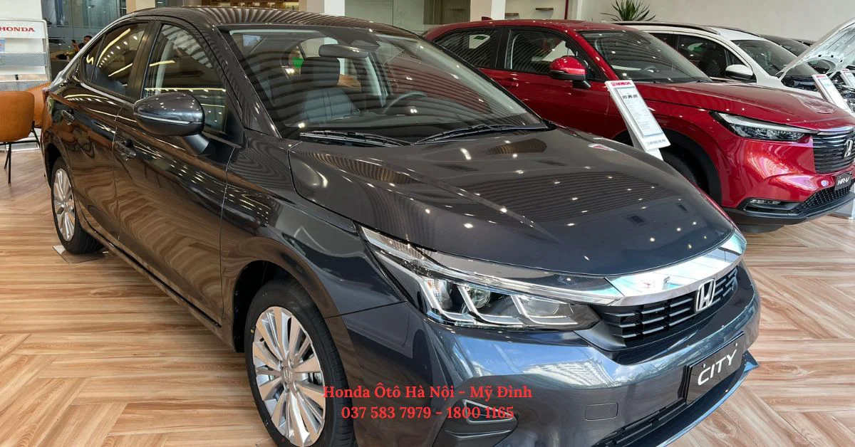 Ngoại thất xe Honda City bản L thể thao và mạnh mẽ (Ảnh: Honda Ô tô Mỹ Đình)