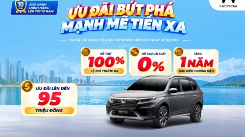 Ưu đãi mua Honda BR-V tháng 10/2026