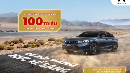 Ưu đãi mua ô tô Honda Civic tháng 4/2026