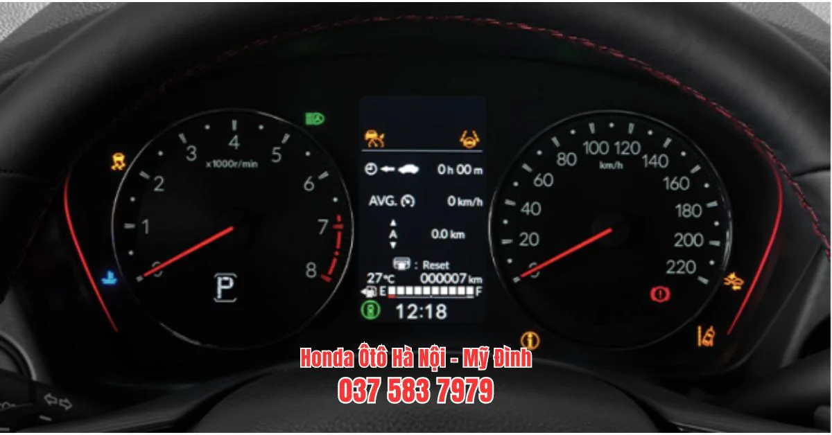 Đồng hồ analog kết hợp màn hình màu 4.2 inch hiển thị sắc nét (Ảnh: Honda Việt Nam)