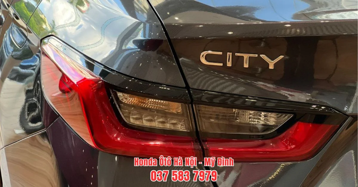 Cụm đèn hậu xe Honda City bản L (Ảnh: Honda Ô tô Mỹ Đình)