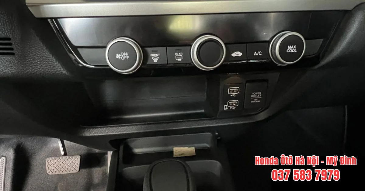 Hệ thống điều hòa chỉnh cơ trên Honda City G