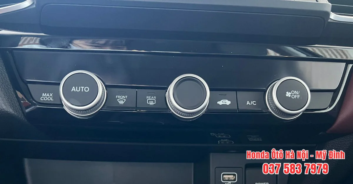 Hệ thống điều hòa tự động 1 vùng trên Honda City L