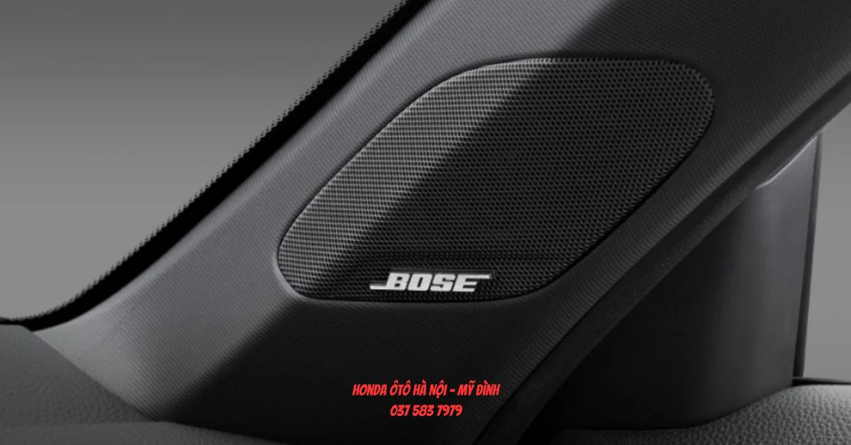 Hệ thống 12 loa cao cấp BOSE với công nghệ âm thanh vòm (RS) (Ảnh: Honda Việt Nam)