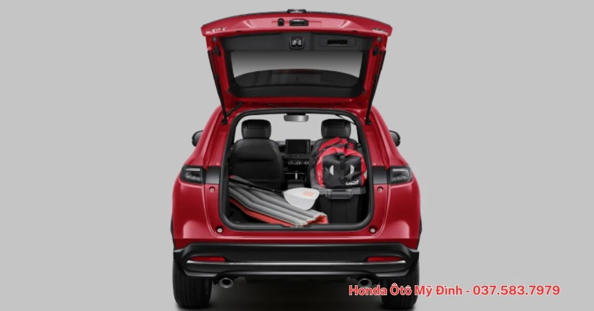 Khoang hành lý của Honda HRV có thể tối ưu linh hoạt. (Ảnh: Sưu tầm Internet)