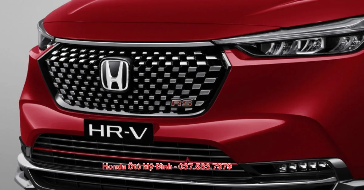 Thiết kế cản trước trên các phiên bản của Honda HRV 2023. (Ảnh: Honda Mỹ Đình)