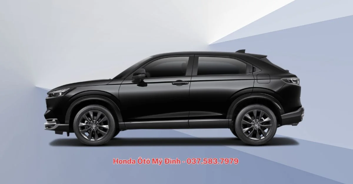 Honda HRV màu đen cá tính và mạnh mẽ. (Ảnh: Honda Việt Nam)