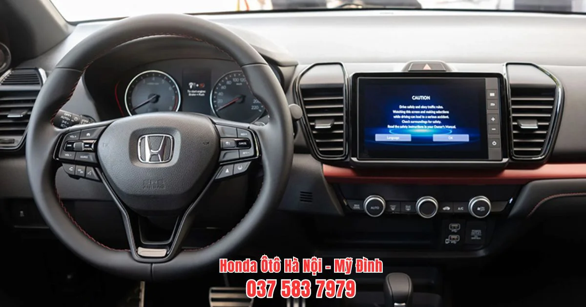 Tổng quan nội thất Honda City RS