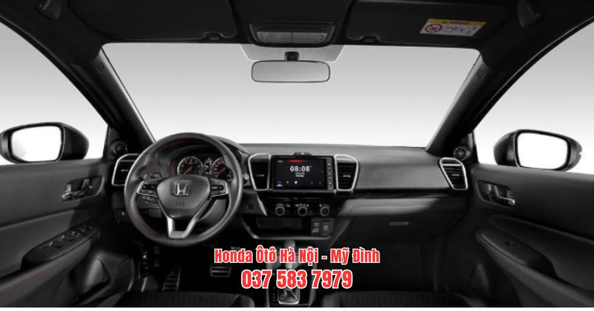 Không gian rộng rãi và tiện nghi cùng các trang bị hiện đại của Honda City 2024 (Ảnh: Honda Việt Nam) 