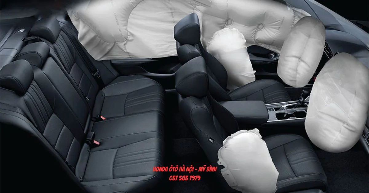 Hệ thống túi khí đảm bảo an toàn cho người sử dụng (Ảnh: Honda Việt Nam)