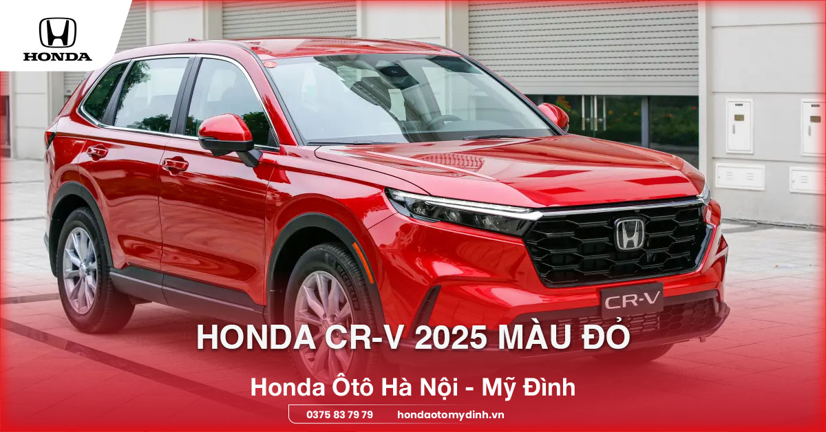 Honda CR-V 2025 màu đỏ