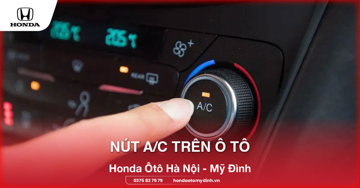 Nút A/C trên ô tô