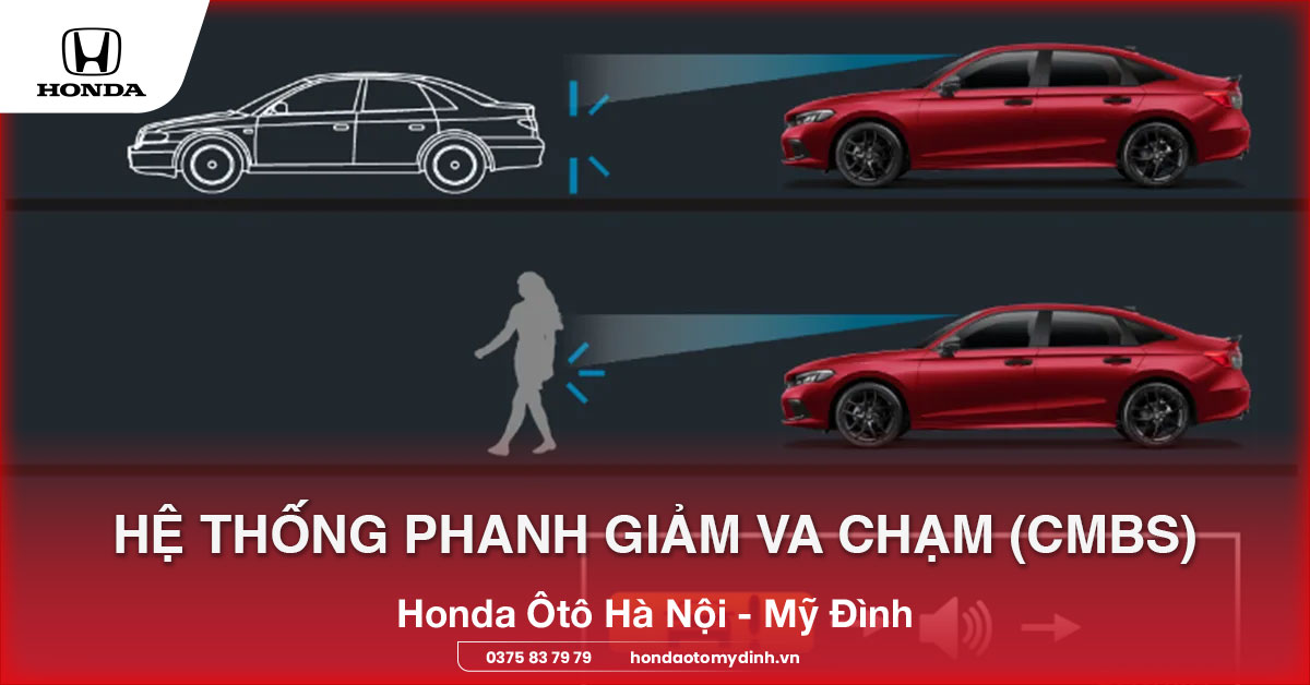 hệ thống phanh giảm va chạm (CMBS)