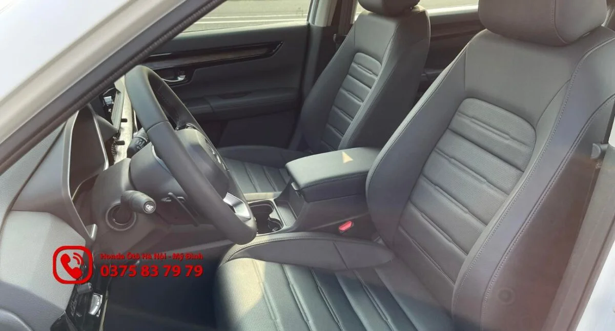 Ghế lái Honda CR-V với tính năng chỉnh điện 8 hướng cực kỳ êm ái.