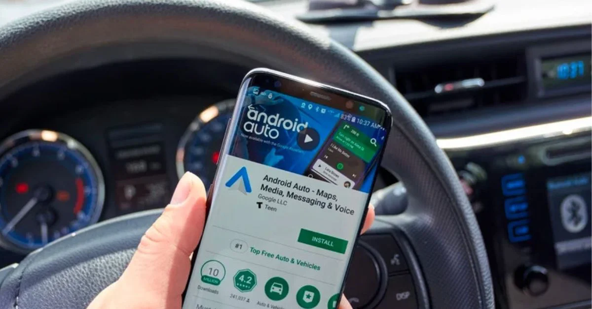 Kết nối Android Auto không dây trên xe ô tô (Ảnh: Sưu tầm Internet)