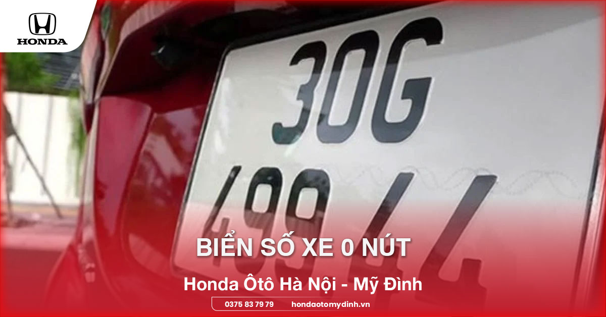 Biển số xe 0 nút