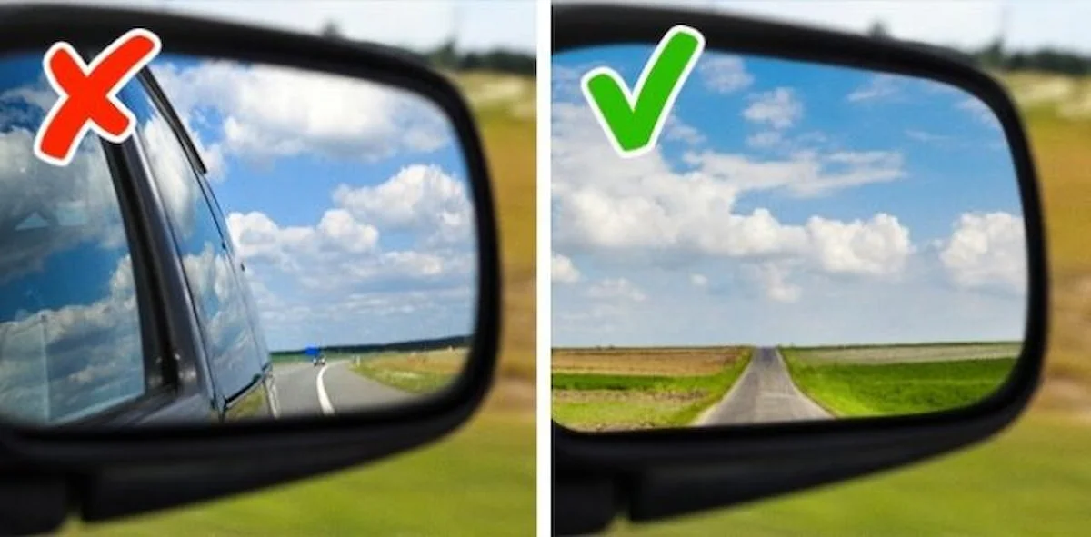 Điều chỉnh gương chiếu hậu để quan sát tốt nhất khi lái xe (Ảnh: Sưu tầm internet)