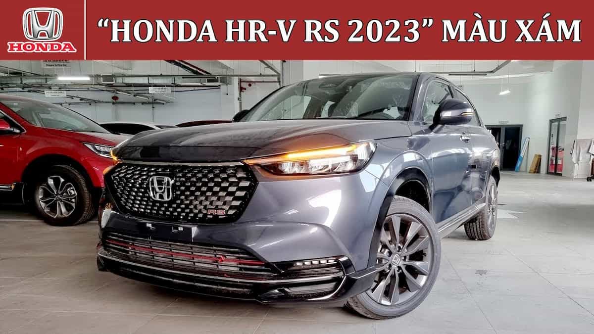 Honda HRV màu xám thời thượng, tiện nghi, giá bán tốt (Ảnh: Sưu tầm internet)