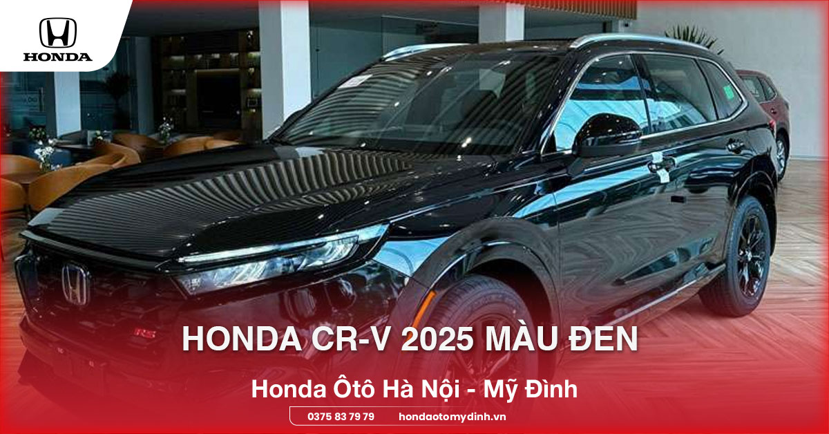 Honda CR-V 2025 màu đen
