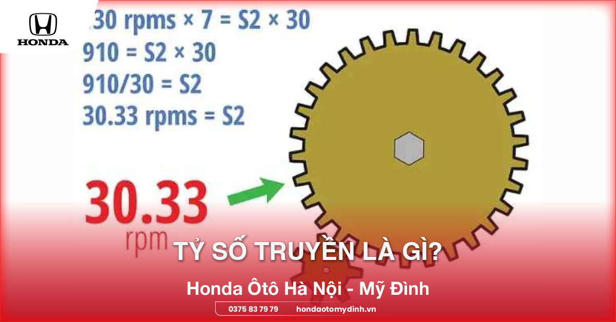 Tỷ số truyền là gì?