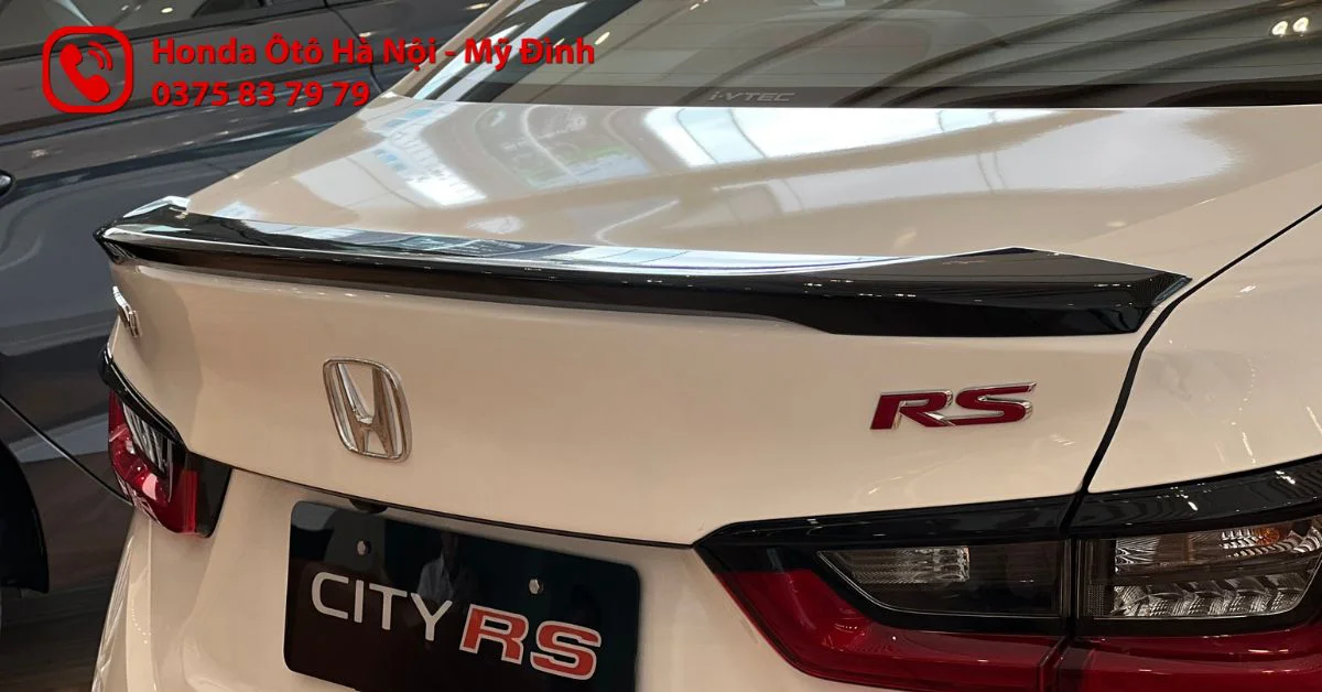 Cánh lướt gió xe Honda City RS màu trắng ngà