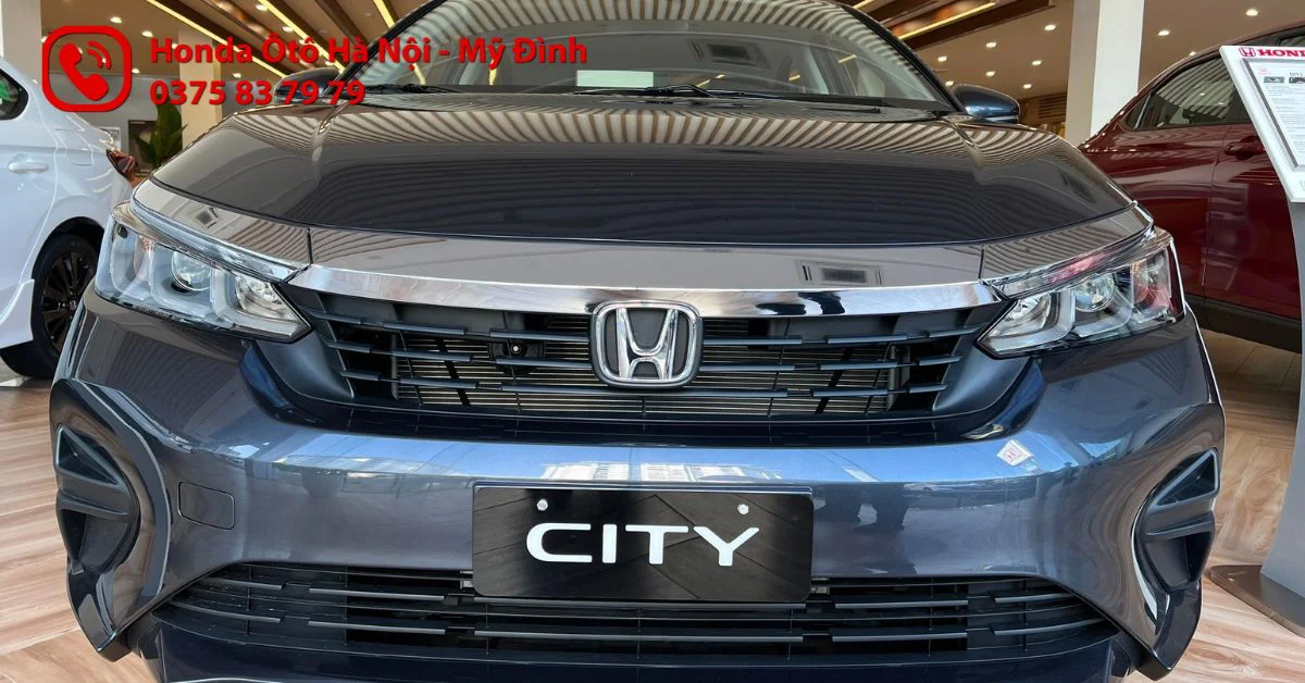 Đầu xe Honda City bản L 2023 màu xám